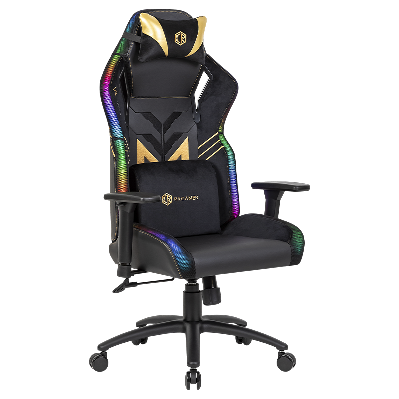 RXGAMER RX-2084 小怪兽3D调节LED灯带电竞椅