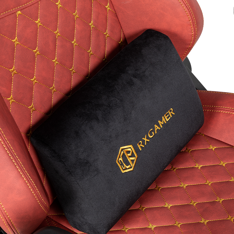 RXGAMER RX-2069 红色磁吸头枕可调电竞椅