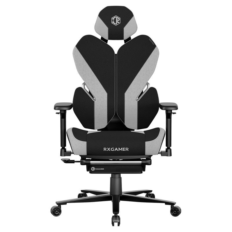 RXGAMER K6-6301PRO 舒适调节 3D 扶手带搁脚电竞椅